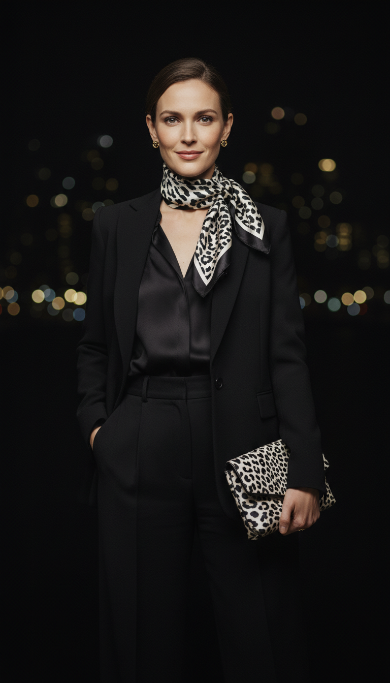 Subtle Animal Print Accent