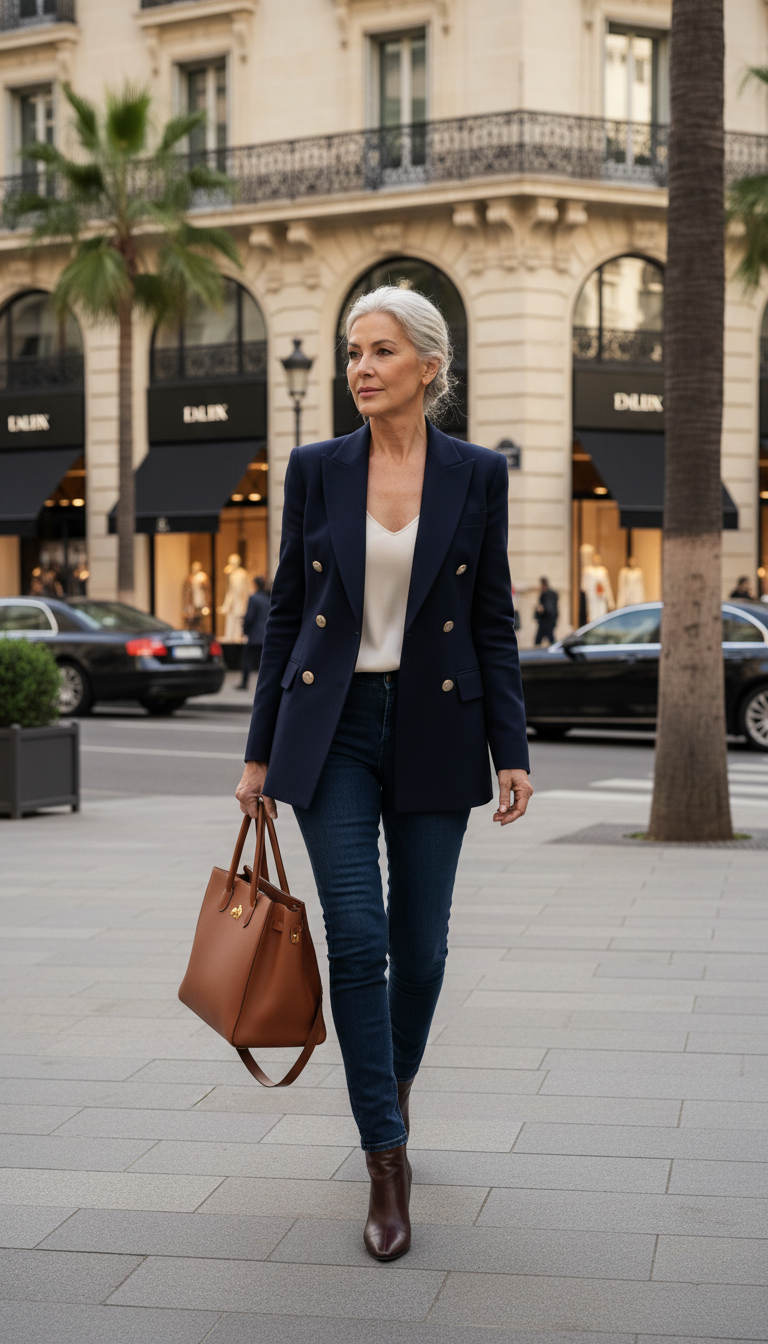 Tailored Blazer & Jeans