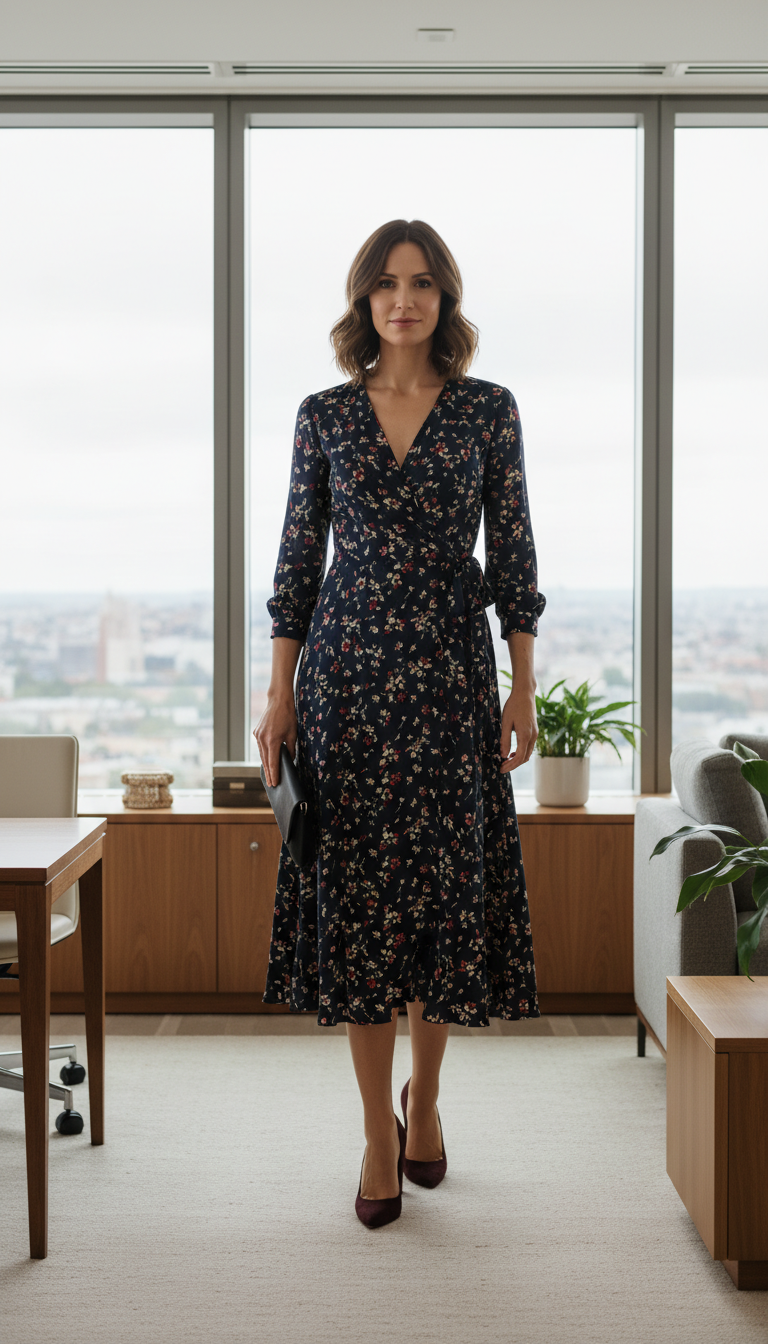 The Elegant Wrap Dress